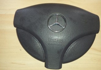 Airbag volan 3 spite Mercedes A-Class W168, culoare negru, A1684600198