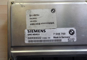 Calculator de motor ECU BMW e60 2.5 benzina cod DME 7548769 12 14 7 548 769
