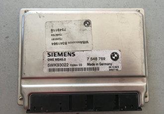 Calculator de motor ECU BMW e60 2.5 benzina cod DME 7548769  