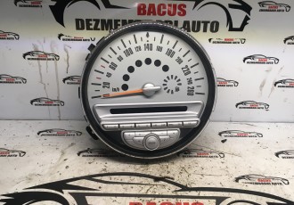 Ceas bord cu butoane comenzi radio, cod 6977077, Mini Cooper (R56) 1.6 B, N12B16A 