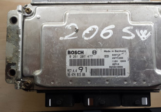 ECU Calculator motor Peugeot 206 1.6 0261207477 ME7.4.4 }