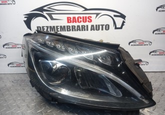 Far Dreapta xenon Mercedes C Class W205 2015 A2058201461 cu clema rupta