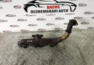 Galerie evacuare cu teava gaze, cod 55491382, Opel Astra K Combi 1.6 CDTI, B16DTH 