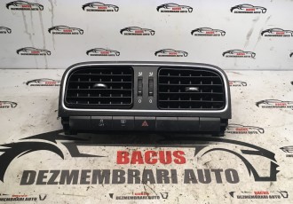 Grila aerisire centrala Volkswagen Polo (6R) [Fabr 2009-2016] 6RF819728C
