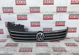 Grila bara fata centrala sus cu sigla, cod 3AA853653, Vw Passat