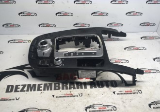 Grila Timonerie / Buton Frana De Mana / Joystick Navigatie Audi A4 B8 Facelift An 2014 Cod 8T0919611K