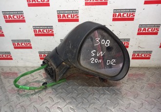 Oglinda electrica dreapta cu semnalizare, Peugeot 308 SW 