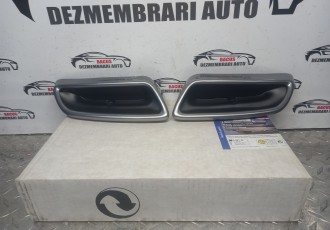 Ornamente cromate bara spate, pentru evacuare/tobe Skoda Superb III din 2018