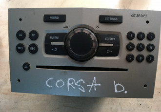 Radio-cd Opel Corsa D, CD 30 MP3, cod: 497316088 ; 13254193