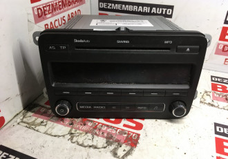 Radio CD Skoda Fabia 2 cod: 5j0035161c