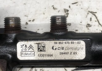 Rampa injectoare citroen c3 c4 peugeot 307 308 partner 1.6hdi 2009-2018 9685297580-02