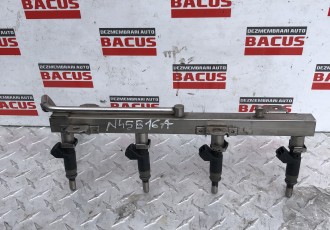 Rampa injectoare completa Bmw Seria 3 E90 N46 2.0 benzina cod 7530420, cod injector 7506158