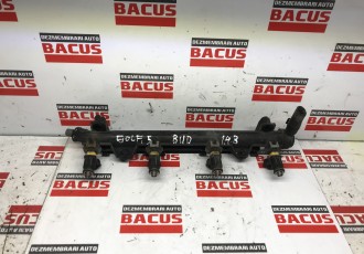 Rampa injectoare cu injectoare VW golf 5 1,4 1,6 benzina cod- 036133319