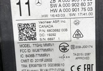 Senzor radar Mercedes-Benz E-Class W213 cod- A0009057908