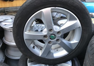 Set Jante Aliaj Skoda Originale Pe 16"