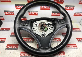 Volan Din Piele Cu Comenzi Bmw Seria 1 E87 / 81 Seria 3 E90 / E91 Cod 305617099E06AI