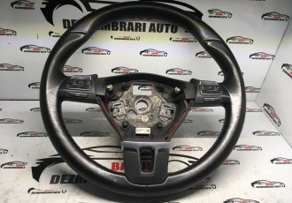 Volan Din Piele Cu Comenzi VW Golf 6 / Passat B7 Cod: 3C8419091BE