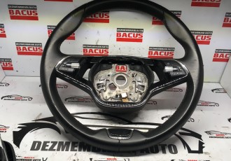 Volan piele cu comenzi 5E3419093A Skoda Fabia III Hatchback
