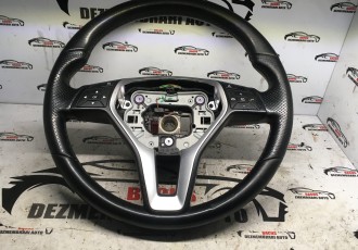 Volan piele cu comenzi Mercedes C-Klass W204 2.2 CDI ,cod motor OM651911,an 2013 cod A2184600518