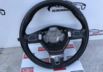 Volan Piele Cu Comenzi Vw Golf 6 Cod 3C8419091B