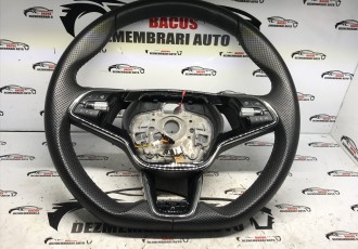 Volan Skoda Octavia Mk4 2026 piele perforata cu padele cod- 5E3959542J produs nou	