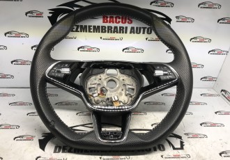Volan Skoda Octavia Mk4 2026 piele perforata cu padele cod- 5E3959542J produs nou cu defect